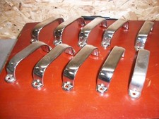 10 x SCHUBLADEN GRIFF RETRO VERNICKELT INDUSTRIE DESIGN SCHRANK MÖBELGRIFF