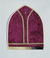 Mitra Sankt Nikolaus weinrote