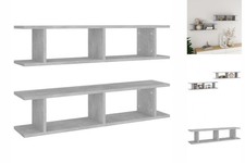 Wandregale 2 Stk. Betongrau