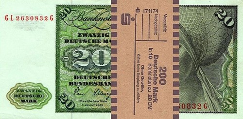 Deutsche mark - 20, dm,