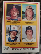 1978 topps 703 andersen - topps, tim