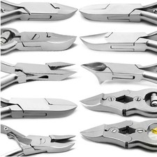 Kopfschneider Nagelzange Edelstahl mit Doppelübersetzung für Fußnägel Profi