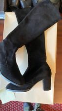 Tolle schwarze Lederstiefel "Engschaft" Gr.37