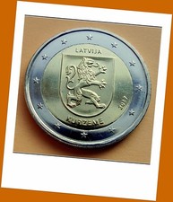 2 Euro Gedenkmünze Lettland  2017 - Regionen Serie Kurzeme - Lieferbar
