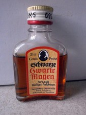 Altes Miniaturfläschchen aus Sammlung "Schwarze Sivarte Magen Oelde Gratis Probe
