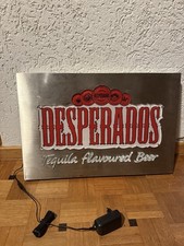 Original Desperados Leuchtschild Metall Schild 60x40 Cm