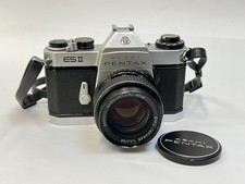 Asahi Pentax ES II SLR Kamera 35mm + Objektiv Takumar Asahi SMC 50mm 1:1.4 (M42)