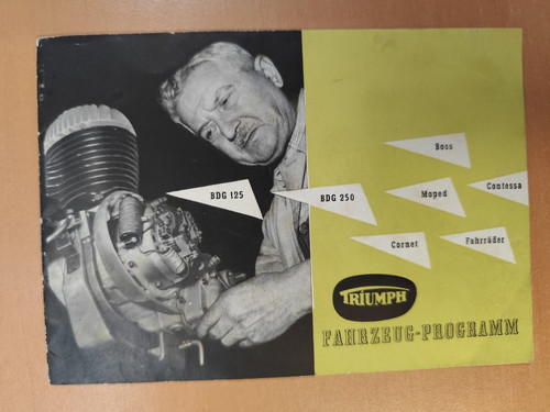 Triumph fahrzeug programm mofa - triumph,