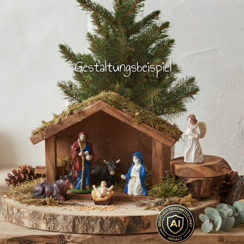 Krippenfiguren miniatur tlg - krippenfiguren,