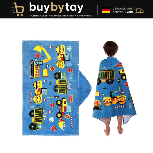 Badeponcho kinder 100 - badeponcho, 100%