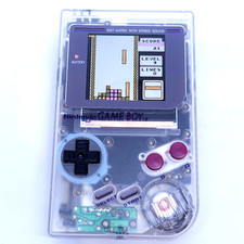 Gameboy DMG Classic ✩ IPS OSD V4 LCD Backlight Display ✩ wiederaufladbar (USB-C)
