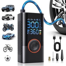 Elektrische Luftpumpe Fahrrad Akku Kompressor 150 PSI Mini Tragbare Auto Bälle