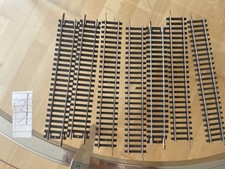 7 Modell Eisenbahn HO Gleise Lima Italy mm 1665 Anlagenbau Gleis gerade 20 cm