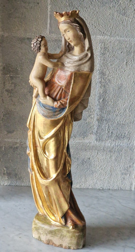 Gotische madonna antik - gotische,