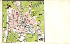 Stadtplan Ak Słupsk Stolp