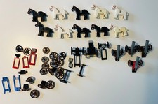 LEGO vintage Pferde / Kutschenteile / Kanonen Konvolut / Ersatzteile