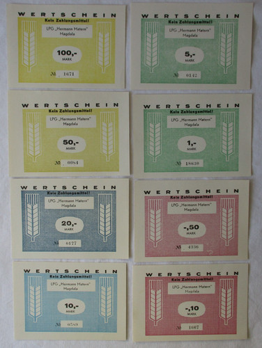 Banknoten bis 100 - 8,