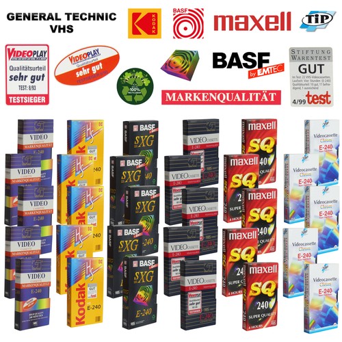 Leere vhs kassetten - leere,