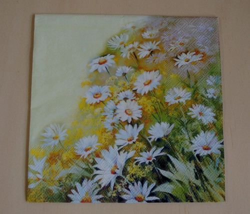 Lose servietten margeriten - 5,