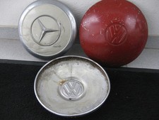 3 Oldtimer Radkappen Nabendeckel Garage Retro Dekozwecke  Mercedes + VW