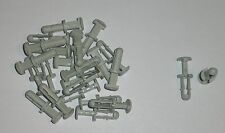 Spreiznieten Kunststoff grau