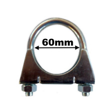 2x Auspuffschelle Bügelschelle Rohrschelle Auspuff Rohr M10 x 60 mm  25060p