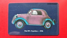 Telefonkarte    O  207  FIAT 500  TOPOLINO   3000 Auflage, leer