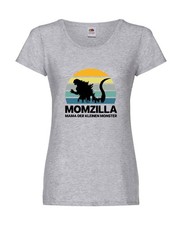 Momzilla | Monster | Dinosaurier | Muttertag Damen Shirt Weiß