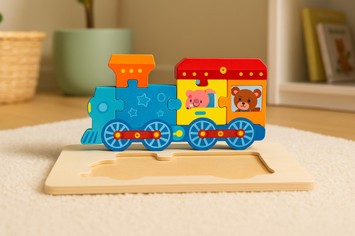 Montessori holz steckpuzzle - montessori, holz-steckpuzzle