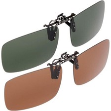 2X Sonnen Brille Clip On
