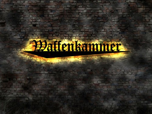 Led deko wandbild schild - led,