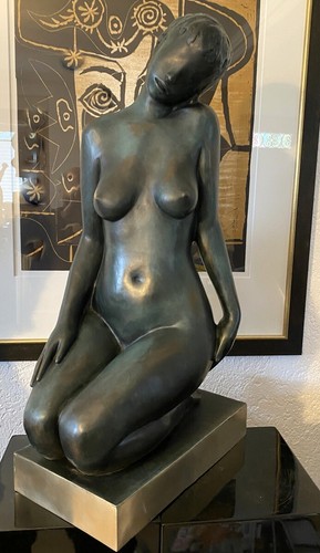 Skulptur bronze figur - figur,