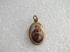 Vintage - Anhänger Heilige Antonius von Padua - 14mm x 26mm - MG 26