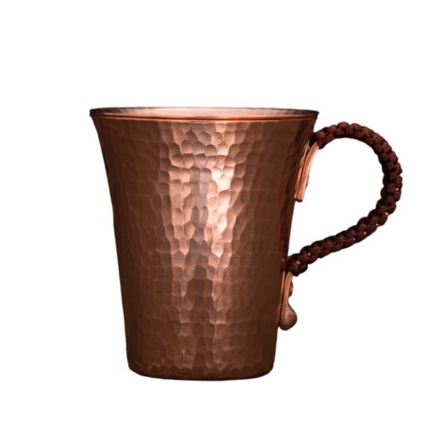 Kupfertasse mit untersetzer - mit,