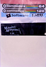 COMMODORE 64/128 -- MANIAC MANSION (LUCASFILM GAMES - DISK)