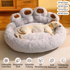 Hundebett Katzenbett Haustierbett Kuschelbett Bett Hundekorb Plüsch Kissen