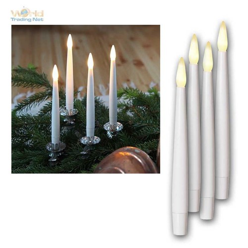 4er set led kerzen klein - set,