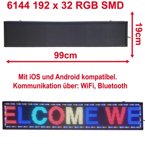 Led wifi laufschrift - laufschrift, schild