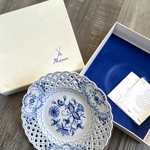 Meissen porzellan teller - porzellan,
