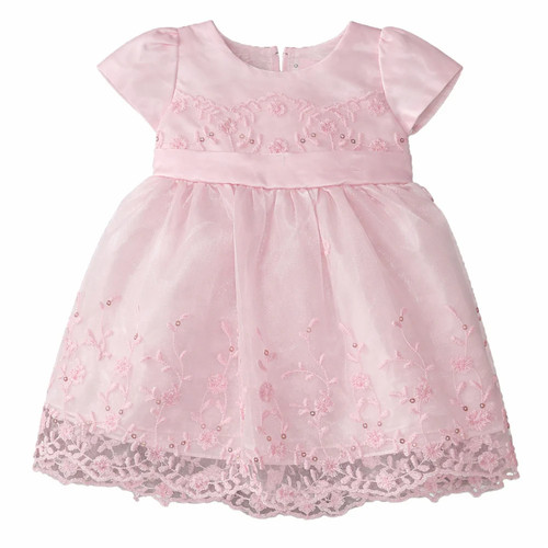 Baby festkleid mädchen - festkleid, rosa