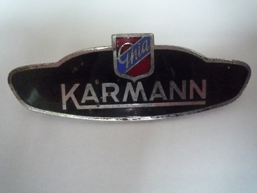 Karmann ghia emblem aus - karmann,