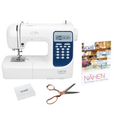 Carina Professional Computer Nähmaschine mit Rundum-sorglos Starter-Set Nähen