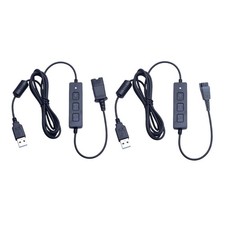 Headset Qd-Anschluss Qd-Kabel auf USB-Stecker für Jabra für Plantronics