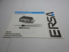 Ersa MS 250  Bedienungsanleitung