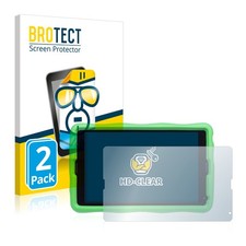 2x Display Schutz Folie für MEDION Lifetab E10440 Kids Zubehör Transparent