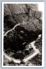 Postcard RPPC Arizona Apache