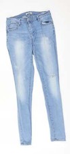 GOODIES Skinny Damenjeans blau
