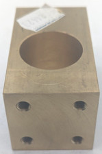 Meyer burger 84423 Messingblock mit zylindrischem loch