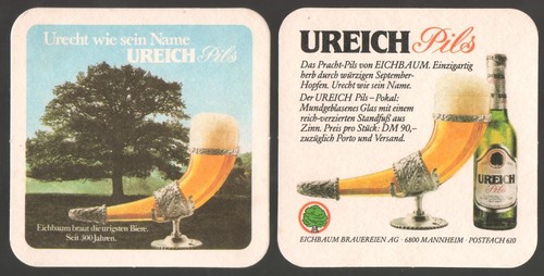 Bierdeckel eichbaum mannheim - eichbaum,