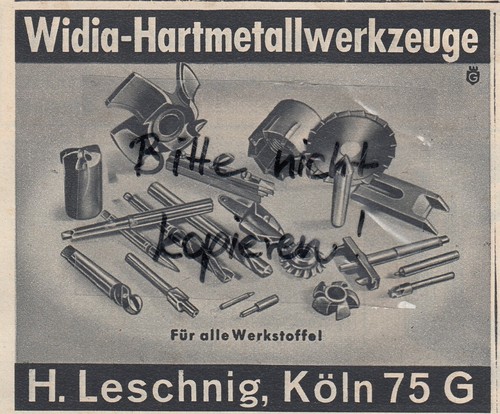 Köln werbung 1939 - werbung, 1939,